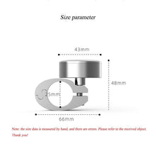 Load image into Gallery viewer, 7/8" Universal Motorcycle Handlebar Watch Bike Hand Grip Bar Mount Dial Clock Motorcycle Handlebar Watch  Mount Clock Glow Mount Clock Dial Watch Fit  Waterproof For Scooter Bicycle Motor ATV
