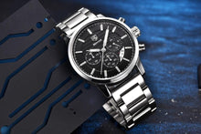 Load image into Gallery viewer, New Luxury Men Watches Chronograph Sports Watches Waterproof Casual Sport Leather Strap Quartz Men's Wrist Watch
