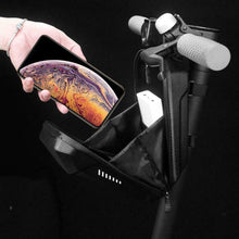 Load image into Gallery viewer, Electric Scooter Front Bag Waterproof EVA Hard Shell Bags Reflective Handlebar Hanging Bag Storage Bag Hard Shell Waterproof Scooter Storage Bag For Kick Scooters Folding Bike
