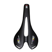 将图片加载到图库查看器，Mountain Saddle Full Carbon Fiber Bike Saddle Road Bike Seat Cushion Bicycle Seat Cushion Road Bike Saddle Lightweight Carbon Fiber Bike Saddle Comfortable Road Bike Seat Bicycle Accessories For Men Women Pneumatic Cycling Saddle
