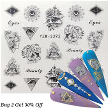 将图片加载到图库查看器，Nail Watermark Decals Sexy lips Middle finger Sexy girl Water Transfer Slider Russia Words Manicure Tattoos Sliders For Manicure Women Kids Girls Manicure Decoration Nail Art Supplies 3D Self-Adhesive Nail Decals Designer Nail Stickers for Acrylic Nails
