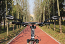 Load image into Gallery viewer, Stainless Steel Bicycle Lens Mirror Handlebar Side Safety Rear View Mirror Road Bike Cycling Rearview Mirrors Blast-Resistant Adjustable Bike Rearview Mirror With Large Lens Bicycle Mirrors For Handlebars
