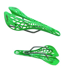Load image into Gallery viewer, Super Bicycle Saddle Light Plastic Mountain Bike Saddle Seat PVC Cushion Mountain Bike Seat Bicycle Hollow Seat Saddle Carbon Fiber Seat Cushion Cover Lightweight Saddle Bike Accessories
