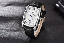 Load image into Gallery viewer, Luxury Business Men's Watches Brown Casual Wrist Leather Strap Waterproof Classic Rectangle Square Watch

