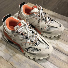 将图片加载到图库查看器，Black Womens Breathable Sneakers  Spring Mesh  Sneakers Woman Elegant Casual Sneakers Outdoor Sport Summer Couple Cushion Flats Running Womens Sneakers
