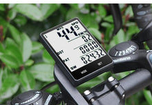 Load image into Gallery viewer, Waterproof Bicycle Computer Wireless And Wired Bike Cycling Odometer Stopwatch Speedometer Bicycle Speedometer With LCD Display 20 Functions And Automatic Wake-up
