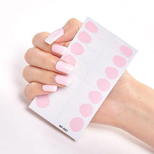 将图片加载到图库查看器，Full Cover Nail Stickers Nail Polish Nail Decoration Nails Sticker Designer Self Adhesive Nail Sticker Creative Nail Art Sticker Sticker Nail Decorations Accessories Metal Curve Stripe Lines Design Letter Nail Sticker Adhesive Decoration Template
