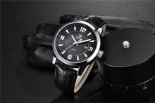 Load image into Gallery viewer, 2021 New Simple Business Quartz Men Wristwatch Luxury Casual Leather Strap Waterproof Watch
