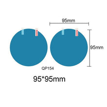 将图片加载到图库查看器，2 Pcs Car sticker Rainproof Film For Car Rearview Mirror Car Rearview Mirror Rain Film Clear Sight In Rainy Days Car Film Rear Mirror Protective Film Anti Fog Window Clear Rainproof Rear View Mirror Protective Soft Film Auto Accessories
