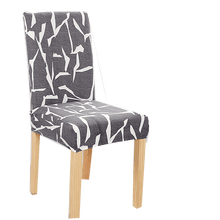 Load image into Gallery viewer, New Chair Covers Spandex Stretch Chair Covers Dining Slipcover Decorative Chair Cover floral For Kitchen Wedding Banquet Hotel Stretch Armless Chair Slipcover for Dining Room Seat Cushion, Spandex Kitchen Parson Chair Protector Cover, Removable &amp; Washable

