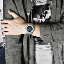 Load image into Gallery viewer, Fashion Stainless Steel Mens Quartz Analog Watch Luminous Waterproof Mens Sports Minimalist Wrist Watch
