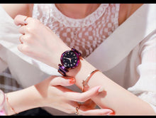 Load image into Gallery viewer, Luxury Simple Women Watches Quartz Magnetic Wristwatch Fashion Starry Sky Design Watch For Women
