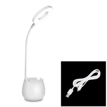Load image into Gallery viewer, Flexible Led Table Lamps with Usb Touch Dimmable LED Stand Desk Light Reading Lamp Modern Flexible Study Lamp with Pen Holder Decorative Table Lamp Cute Study Lamps for Bedroom Décor
