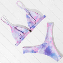Load image into Gallery viewer, Micro Mini Bikini Swimwear Women Halter Push Up Bikini Set Padded Bra  Women's Underwired Triangle Bathing Two Pieces Swimsuit Bikini Set  Swimsuit Bandage Swim Suit
