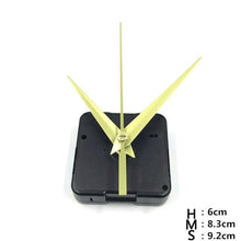 Load image into Gallery viewer, Quartz Clock Repair Movement  Hands For Silent Large Wall Clock Non-Ticking Hands Quartz Wall Clock Movement Mechanism Repair Parts Replacement with 3 Different Pairs of Hands Repair Clock Mechanism Parts

