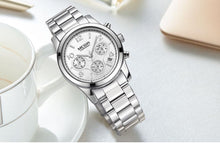 Load image into Gallery viewer, Top Luxury Quartz Women Watch Multifunctional Round Design Waterproof Stainless Business Wrist Watch
