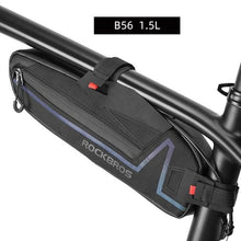 Load image into Gallery viewer, Cycling Bicycle Bags Top Tube Front Frame Bag Waterproof Road  Dirt-resistant Bike Accessories Bags  Bike Frame Bag Waterproof Bike Elegant Design Bag Bicycle Under Top Tube Bag Corner Pouch Storage Bag For Cycling Accessories
