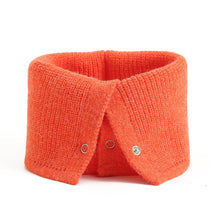 Load image into Gallery viewer, Women Ring Scarf Warm Collar Solid Winter Button Neck Scarves Unisex Magic Infinite Snood Face Cover Female Knitted Bandana Women Winter Neck Warmer Gaiter Double-Layer Soft Fleece Lined Thick Knit Circle Scarf Windproof
