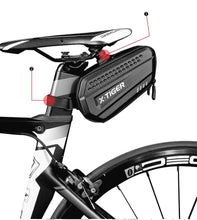 将图片加载到图库查看器，Bicycle Bag Rainproof Road Bike Bag 1.2L Large Capactity Cycling Seat Post Rear Bag For Bicycle Accessories Bike Bag Bicycle Under Seat Pouch Cycling Wedge Pack For Mountain Road Cycling Accessories Storage
