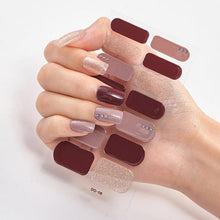 将图片加载到图库查看器，Full Cover Nail Stickers Designer Nail Decals Fashion Five Sorts of Nail Stickers  Nail Sticker set Nail Decoration Nail Strips 3D Nail Art Stickers Decal Slider Template Diy Nail Tool Decorations Nail Art Design Self Adhesive Luxury Designer Nail Sticker
