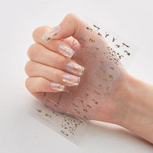 将图片加载到图库查看器，Full Cover Nail Stickers Designer Nail Decals Fashion Five Sorts of Nail Stickers  Nail Sticker set Nail Decoration Nail Strips 3D Nail Art Stickers Decal Slider Template Diy Nail Tool Decorations Nail Art Design Self Adhesive Luxury Designer Nail Sticker
