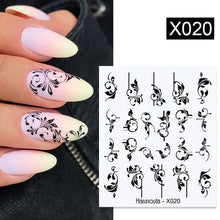 Load image into Gallery viewer, Embossed Nails Sticker 3D Flower Leaves Slider Water Transfer Nail Decals for Nail Art Transfer Sticker  3D Wave Design Decoration for Women Girls Art Stickers Decal Decoration Metallic Curve Strip Line Nail Decor
