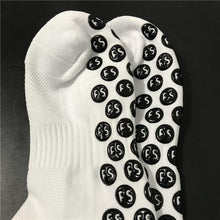 将图片加载到图库查看器，Unisex Cycling Socks Football Socks Round Silicone Suction Cup Grip Anti Slip Soccer Socks Sports Baseball Rugby Socks For Men And Women
