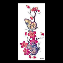 Load image into Gallery viewer, 1 Pcs Elegant Temporary Tattoos Stickers Rose Flowers Arm Shoulder Tattoo Waterproof Big Luxury Flower For Womens
