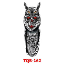 Load image into Gallery viewer, Full Arm Large Size Sleeve Temporary Sticker Dragon Tattoo Waterproof Body Art Realistic 3D Design For Mens
