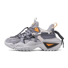 将图片加载到图库查看器，Mens Strong Casual Fashion Chunky Sneakers Height Increasing Spring Thick Sole Footwear Fashion High Quality Sneakers Slip on Walking Shoes High Top Casual Shoes For Men
