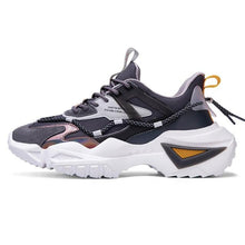 将图片加载到图库查看器，Mens Strong Casual Fashion Chunky Sneakers Height Increasing Spring Thick Sole Footwear Fashion High Quality Sneakers Slip on Walking Shoes High Top Casual Shoes For Men
