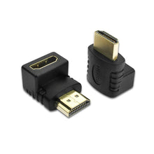 Load image into Gallery viewer, HDMI Compatible 90 Degree Right Angle Adapter HDMI 270 Degree HDMI Gold Plated HDMI 2.0 Male To Female Adapter Connector HDMI Cable Extender 3D 4K Supported
