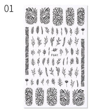Load image into Gallery viewer, Alphabet Love Shaped  Pattern 3D Nail Stickers Slider Valentine Day Decals Foil For Love Nail Art Decoration Pop Art Nail Stickers Sexy Girl Designs Comics Water Transfer Decals Manicure Lips Nail Art Decorations Slider Nail Art Stickers
