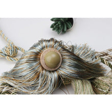 将图片加载到图库查看器，Home Decoration Polyester Tassel Tiebacks Curtain Holder Handmade Tassel Curtain Rope Holdback Window Drape Hanging Ball Tassels Curtains Buckle Sling Binding Lantern Tiebacks Handcrafted Braided Curtain Holdbacks Window Home Decor 55-90cm
