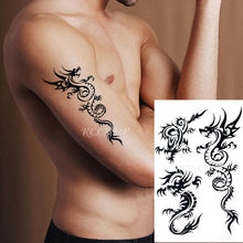 Load image into Gallery viewer, Elegant Waterproof Temporary Butterfly Sticker Tattoo Fake  Halloween Party Tattoo For Woman Girls
