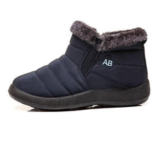 Load image into Gallery viewer, Fashion Womens Waterproof Boots Snow Boots For Winter Casual Lightweight Ankle Warm Winter Boots Fur Lined Warm Ankle Boots Slip On Waterproof Outdoor Booties Comfortable Shoes For Women
