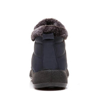 Load image into Gallery viewer, Fashion Womens Waterproof Boots Snow Boots For Winter Casual Lightweight Ankle Warm Winter Boots Fur Lined Warm Ankle Boots Slip On Waterproof Outdoor Booties Comfortable Shoes For Women
