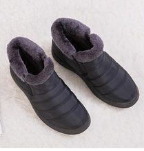 Load image into Gallery viewer, Women Boots Fashion Waterproof Snow Boots For Winter Casual Lightweight Ankle Warm Winter Boots Fur Lined Warm Ankle Boots Slip On Waterproof Shoes Comfortable Soft Design For Female
