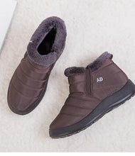 Load image into Gallery viewer, Women Boots Fashion Waterproof Snow Boots For Winter Casual Lightweight Ankle Warm Winter Boots Fur Lined Warm Ankle Boots Slip On Waterproof Shoes Comfortable Soft Design For Female
