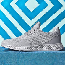 Load image into Gallery viewer, Men's Elegant Soft Sneakers Casual New Breathable Mesh Black Men Shoes Spring High Quality Tenis Shoes Lace Up Athletic Running Tennis Fashion Sneakers Comfortable Design
