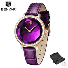 将图片加载到图库查看器，New Fashion Women's Watches Casual Sport Leather Strap Waterproof Analog Quartz Watch
