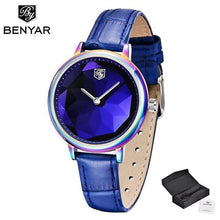 将图片加载到图库查看器，New Fashion Women's Watches Casual Sport Leather Strap Waterproof Analog Quartz Watch
