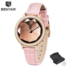 将图片加载到图库查看器，New Fashion Women's Watches Casual Sport Leather Strap Waterproof Analog Quartz Watch
