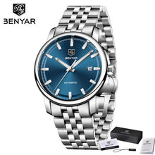 Load image into Gallery viewer, Classic New Sport Watch Top Luxury Automatic Mechanical Male Watches Water Resistent Genuine Leather Casual Men Wristwatch
