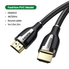 Load image into Gallery viewer, Black HDMI Cable 2.1 8K60Hz 4K120Hz HDMI Splitter HDR10 48Gbps Ultra High Speed 4K 120Hz Braided HDMI Cable Dynamic HDR Vision HDR 10 Compatible With UHD TV Gaming Console
