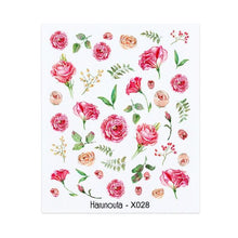 Load image into Gallery viewer, Embossed Nails Sticker 3D Flower Leaves Slider Water Transfer Nail Decals for Nail Art Transfer Sticker  3D Wave Design Decoration for Women Girls Art Stickers Decal Decoration Metallic Curve Strip Line Nail Decor

