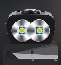 Load image into Gallery viewer, Bike Light USB Rechargeable 3000 Lumens Bike Headlight LED Super Bright Flashlight Front Lights And Back Rear Light Adjustable Lightness Waterproof And Large Capacity Battery 10000mAh
