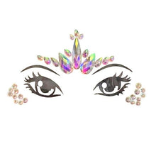Load image into Gallery viewer, 23 Sets Glitter Face Jewels Sticker Temporary Party Face Makeup Tattoo Face Gems Glitter Face Jewels Crystal Stickers For Womens
