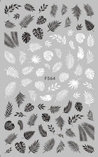 将图片加载到图库查看器，Black White 3D Nail Sticker Decals Cool English Letter Nail Art Decoration Manicure Design Christmas New Year Gift French Nail Art Stickers Decals 8Sheets Nail Art Supplies 3D Self-Adhesive Nail Art Decoration  Pattern Nail Accessories Classic Simple
