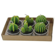 将图片加载到图库查看器，Mini Delicate Succulent Plants Candles Cactus Tea light Candles Handmade Delicate Succulent Cactus Candles Flameless Aromatherapy Candles For Birthday Party Wedding Spa Handmade Aromatherapy Candles For Birthday Party Wedding Home Decor Plant Candle
